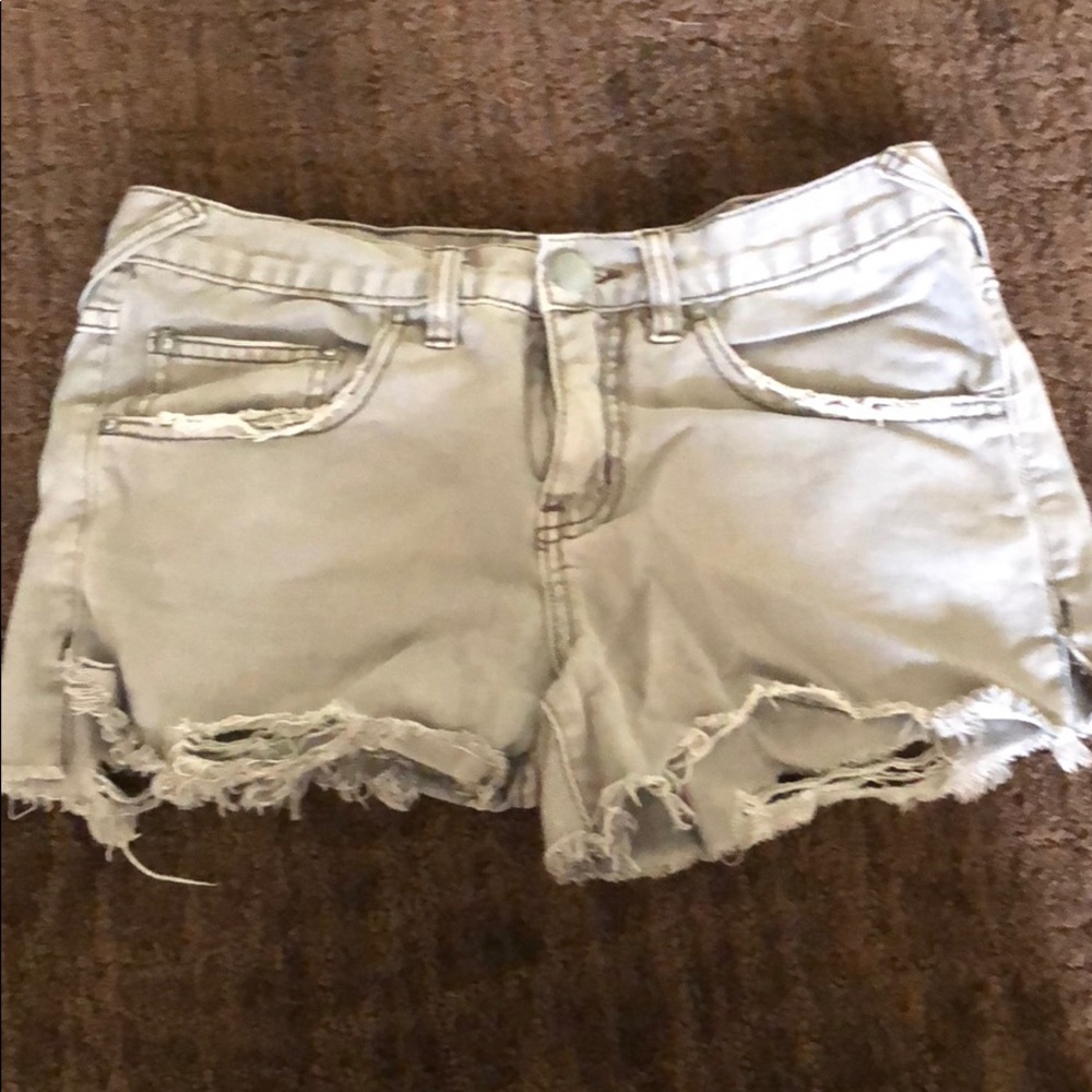 Grey Free People Shorts Size 25